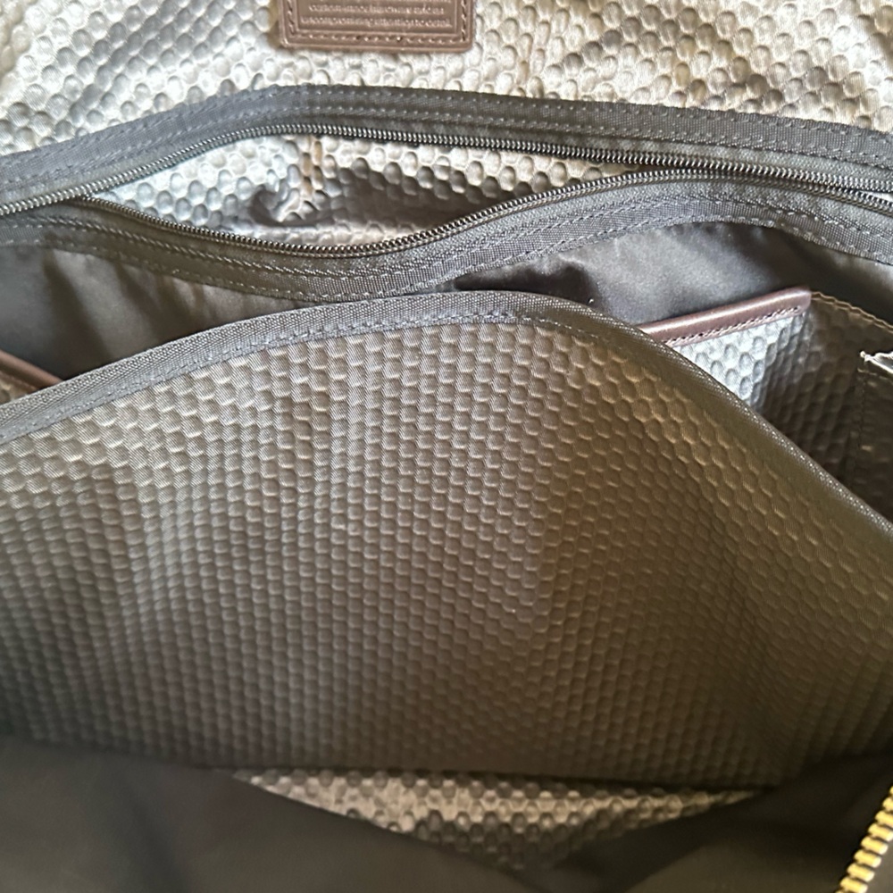 Tumi Alpha Bravo Yuma Slim Brief - Anthracite/Brown Leather - Picture 11 of 16
